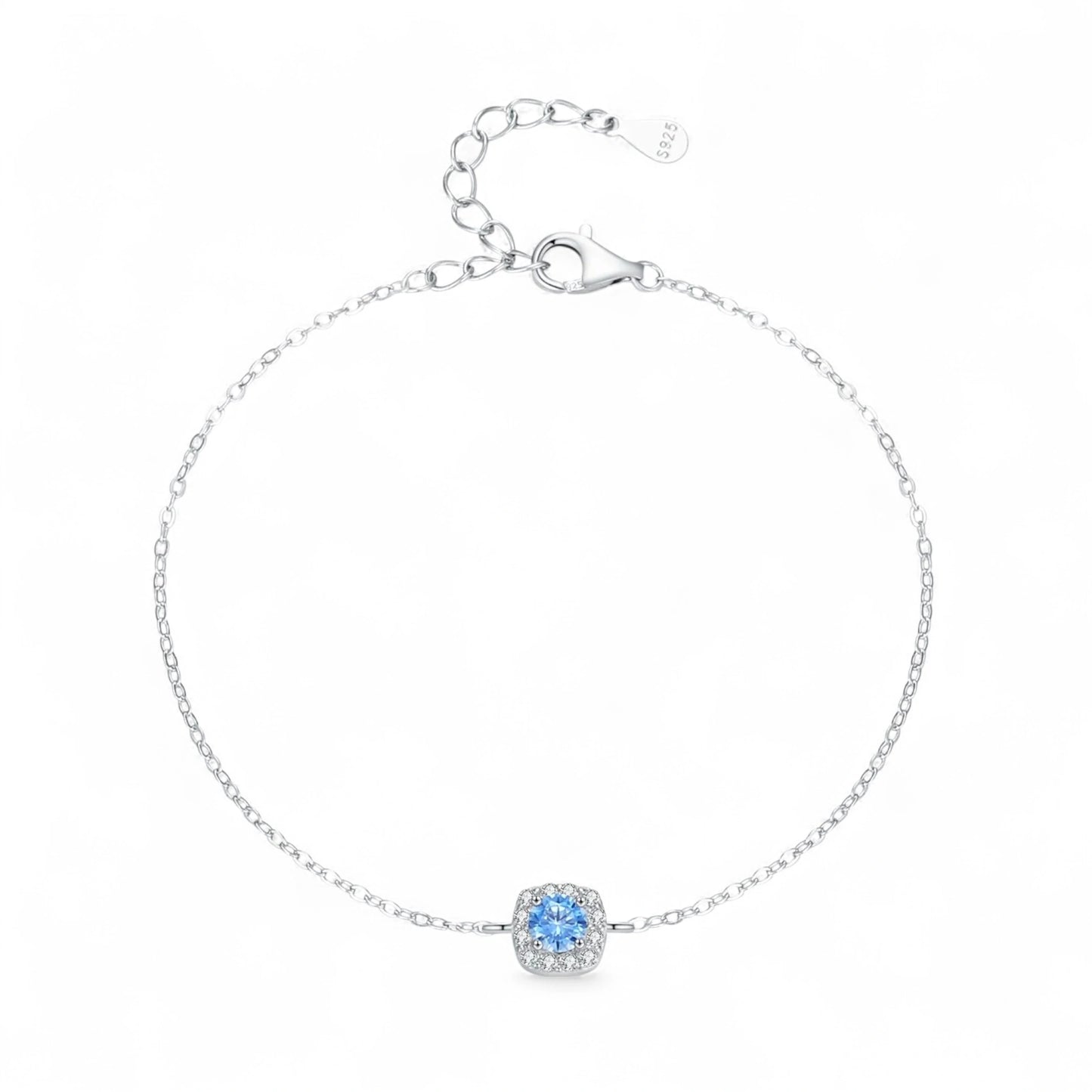 Blue Chain Bracelet