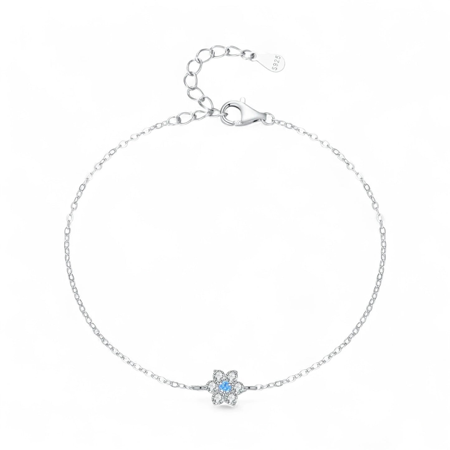 Blue Chain Bracelet
