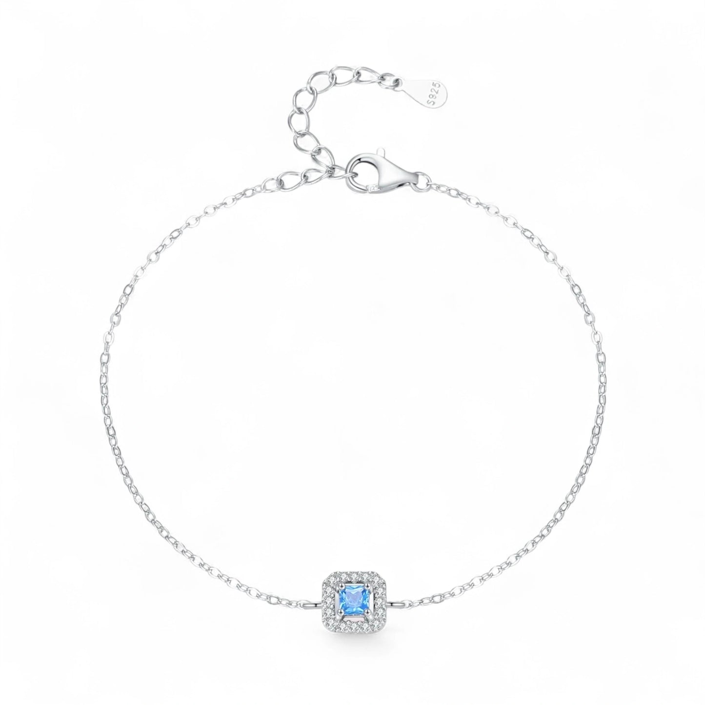 Blue Chain Bracelet