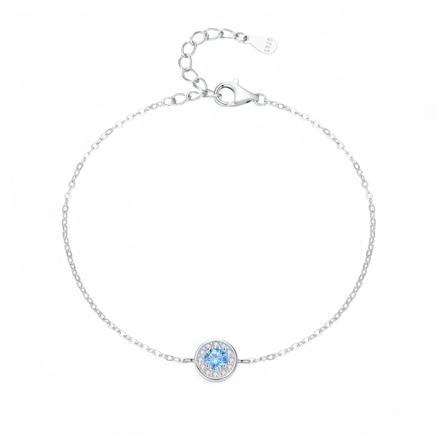 Blue Chain Bracelet
