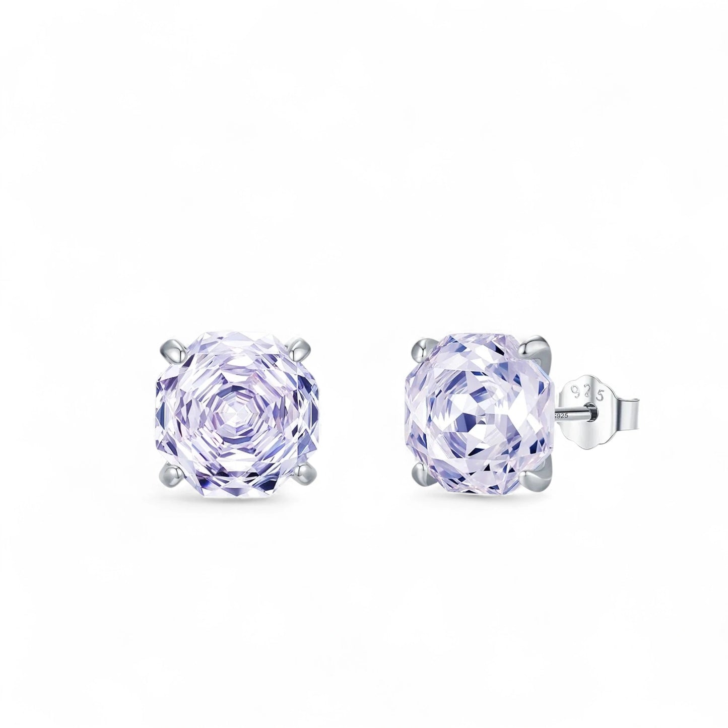 Brilliant Rose-Cut Stud Earrings
