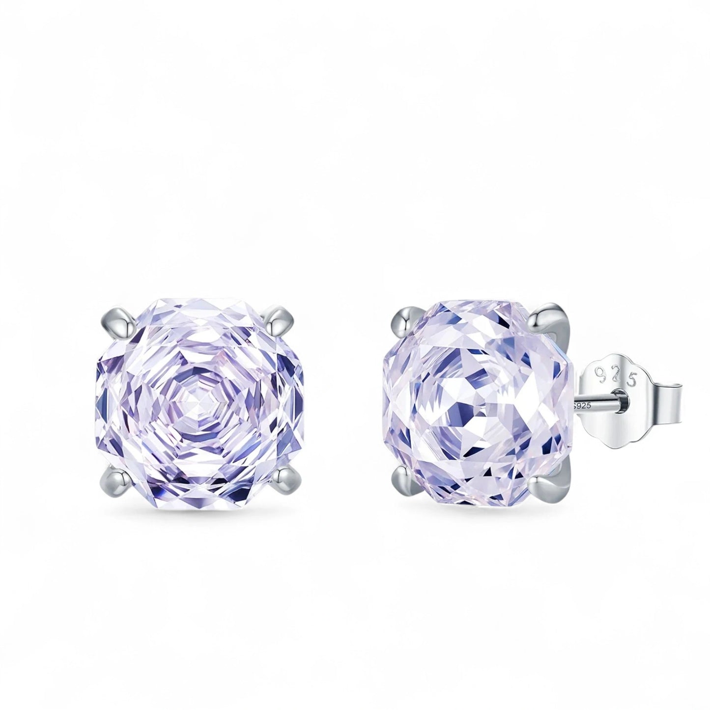 Brilliant Rose-Cut Stud Earrings