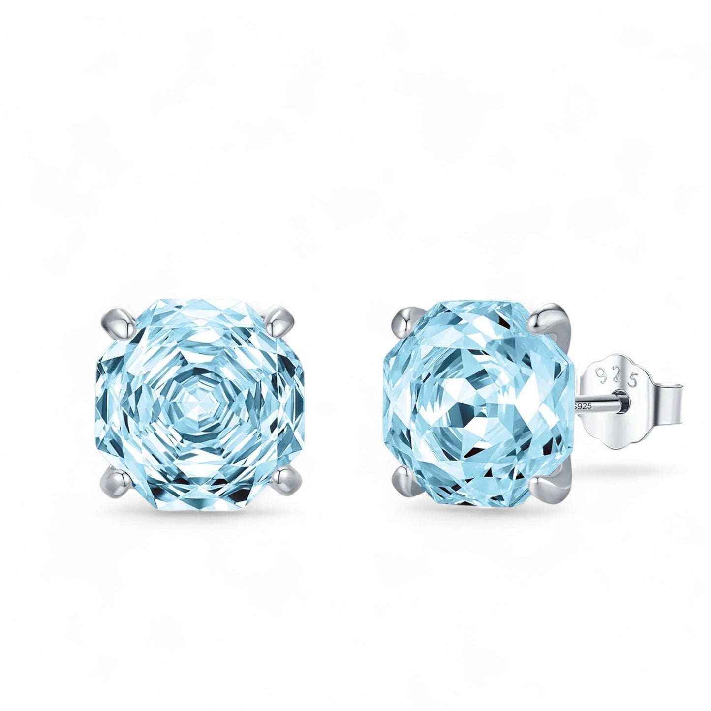 Brilliant Rose-Cut Stud Earrings