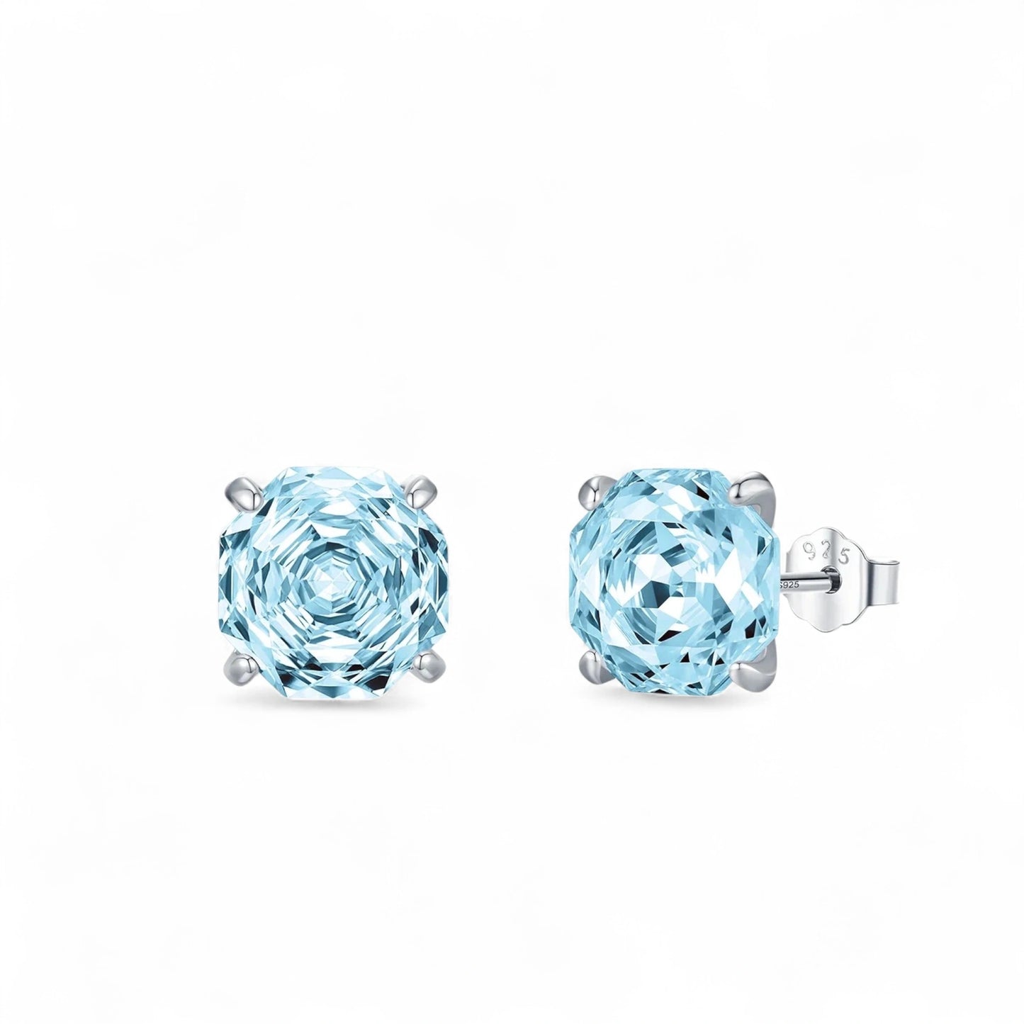 Brilliant Rose-Cut Stud Earrings