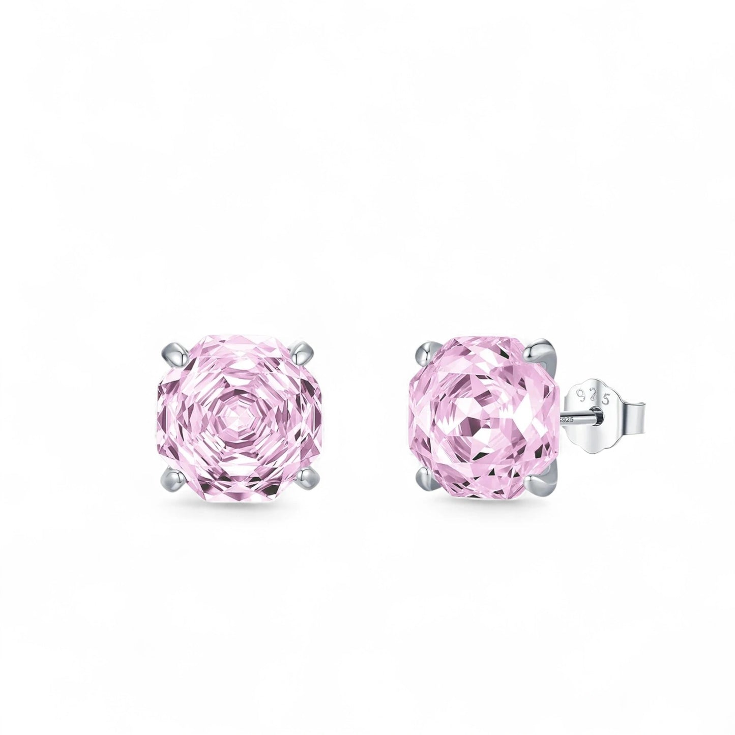 Brilliant Rose-Cut Stud Earrings