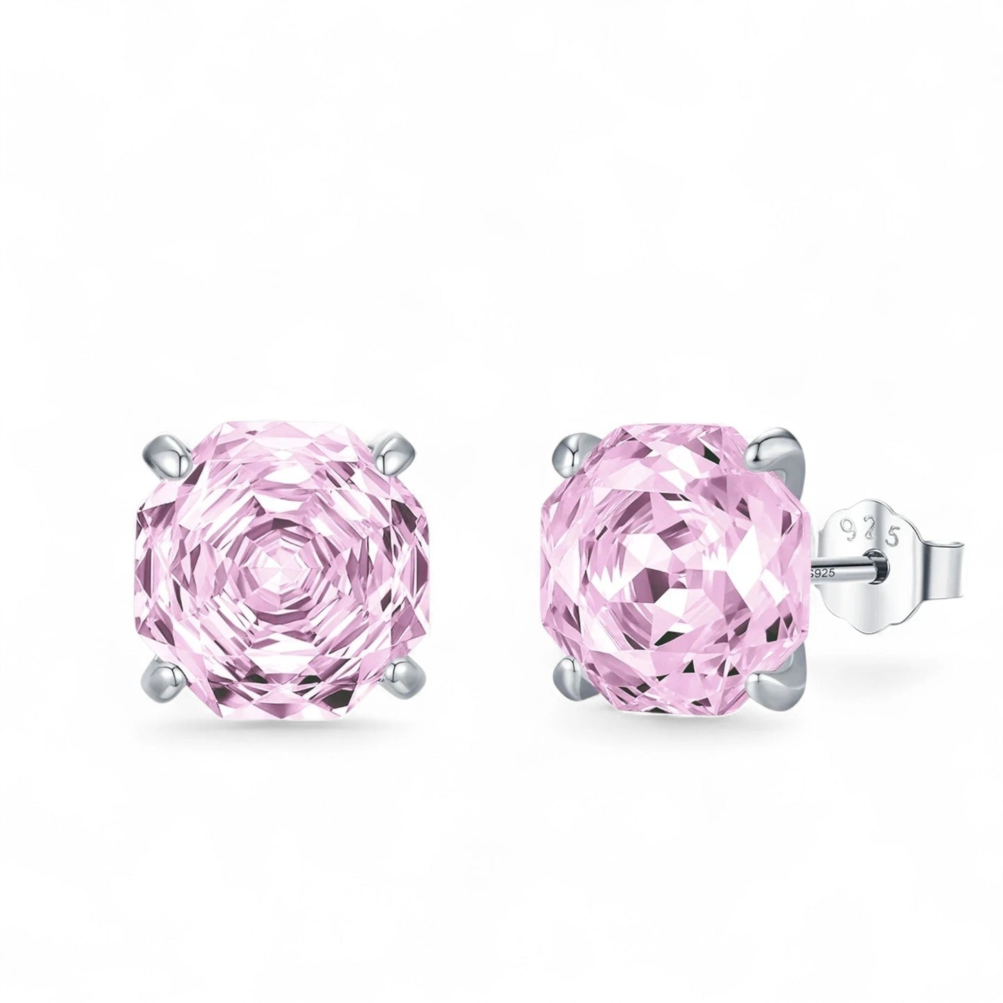 Brilliant Rose-Cut Stud Earrings