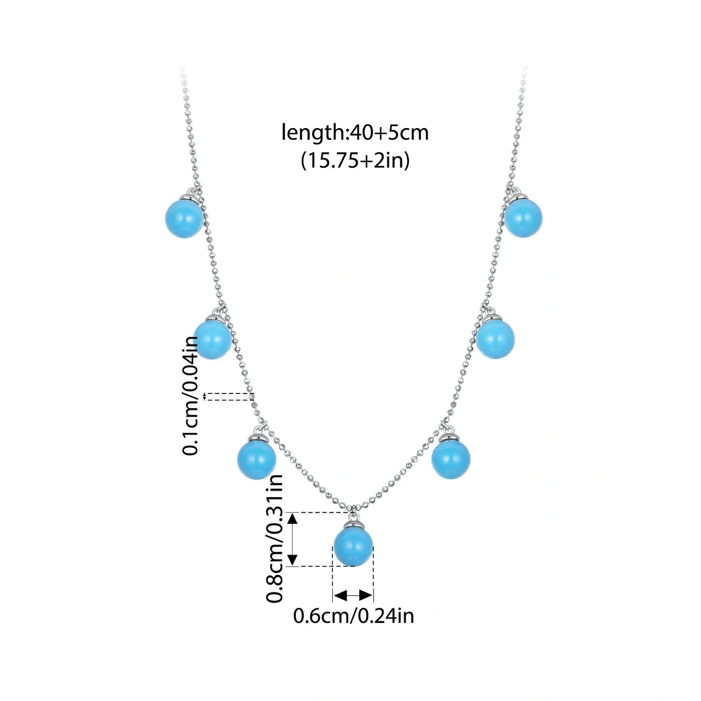 Turquoise Beaded Necklace