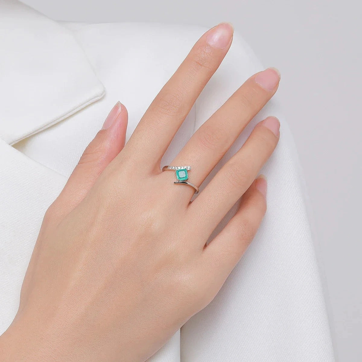 Paraiba Tourmaline Radiance Ring