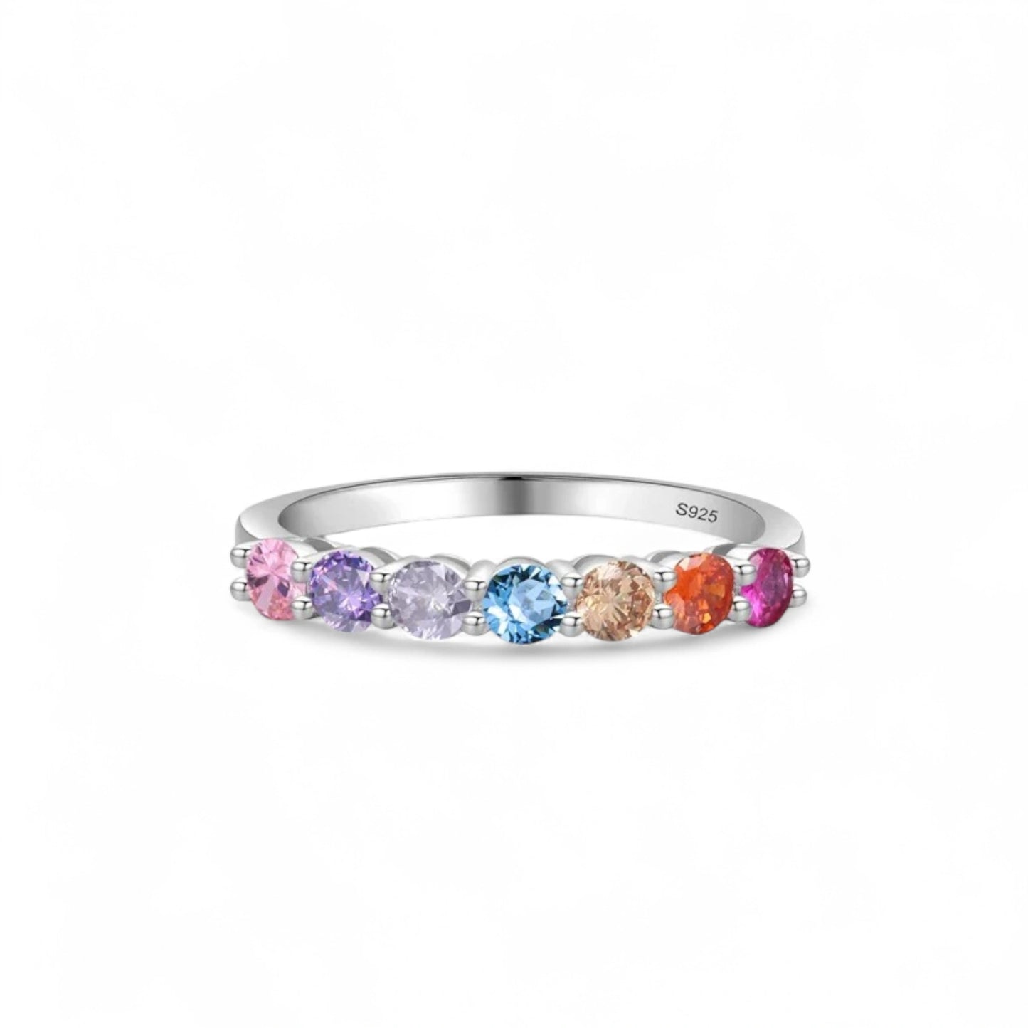 Slim Colorful Band Ring