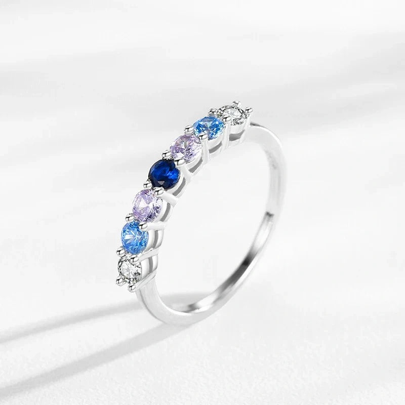 Slim Colorful Band Ring