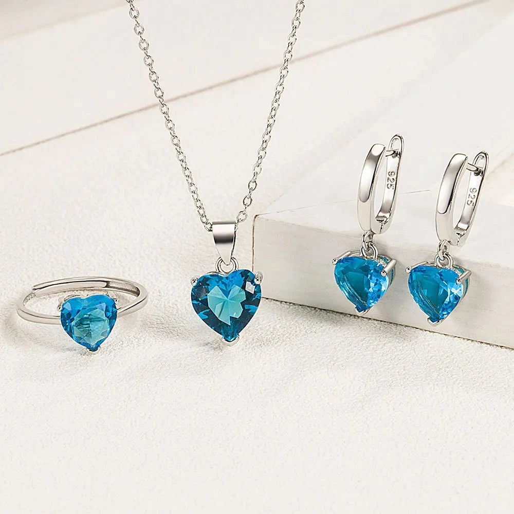 Heart Jewellery Set
