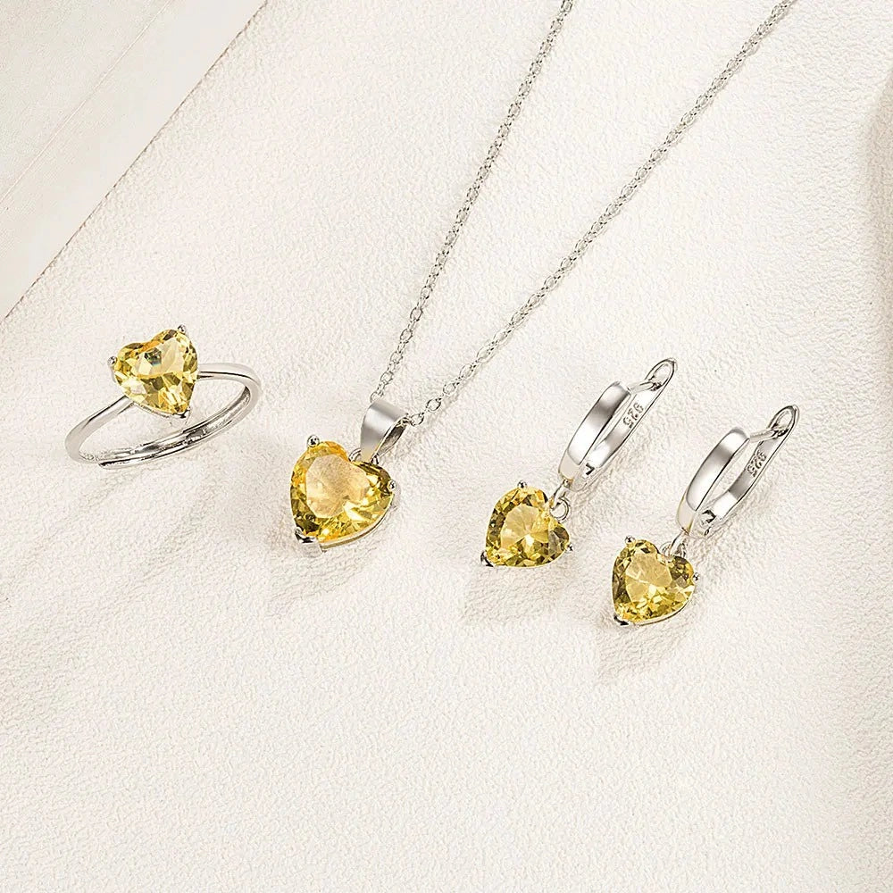 Heart Jewellery Set