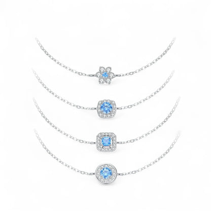 Blue Chain Bracelet