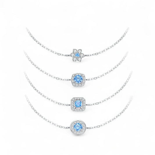Blue Chain Bracelet