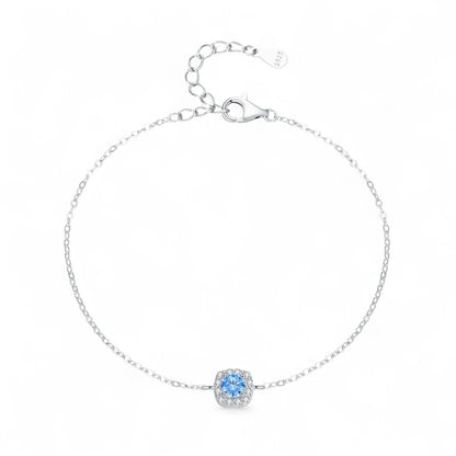 Blue Chain Bracelet