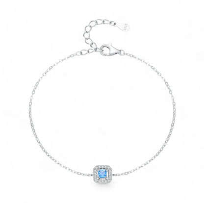 Blue Chain Bracelet
