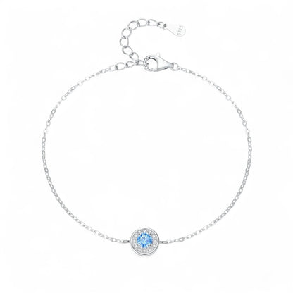 Blue Chain Bracelet