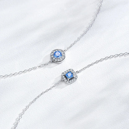 Blue Chain Bracelet