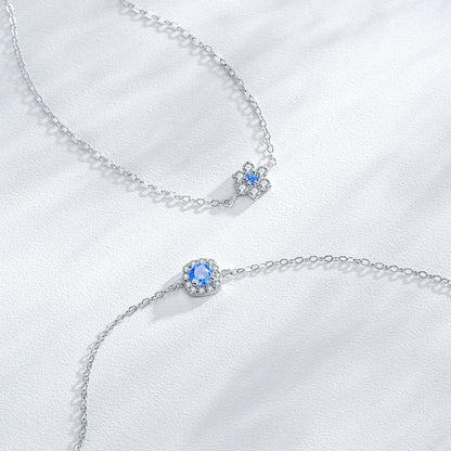 Blue Chain Bracelet