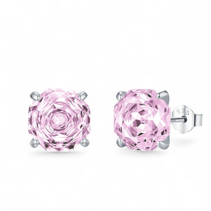 Brilliant Rose-Cut Stud Earrings