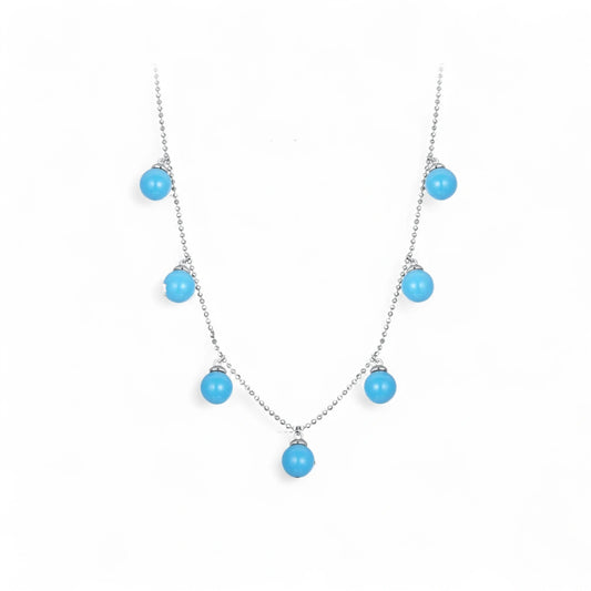 Turquoise Beaded Necklace