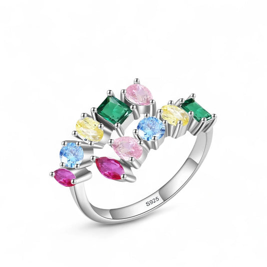Colorful Open Cocktail Ring
