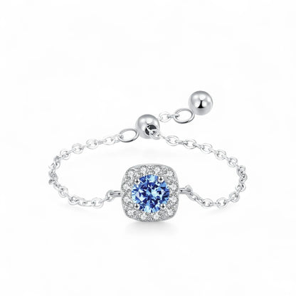 Blue Adjustable Chain Ring