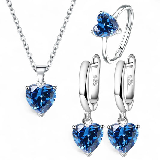 Heart Jewellery Set