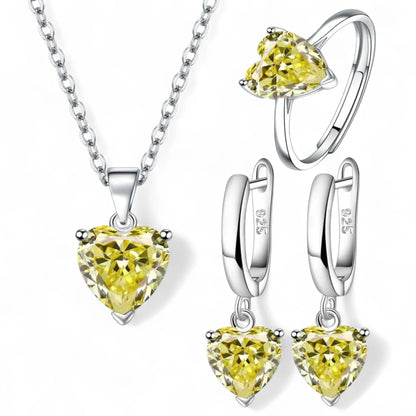 Heart Jewellery Set
